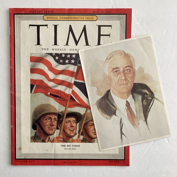 Time Magazine 'The Big Three Special Commemorative Issue May 14, 1945 - Picture 5 of 6